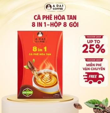 Cà Phê Hòa Tan A Đại 8 Trong 1 - Mix 8 hương vị trong cùng một sản phẩm, Đa dạng trong trải nghiệm