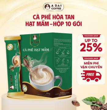 Cà Phê Hạt Mầm A Đại - Cà Phê Hòa Tan, Kết Hợp Giữa Cà Phê Và Mầm Hạt, Bổ Sung Năng Lượng